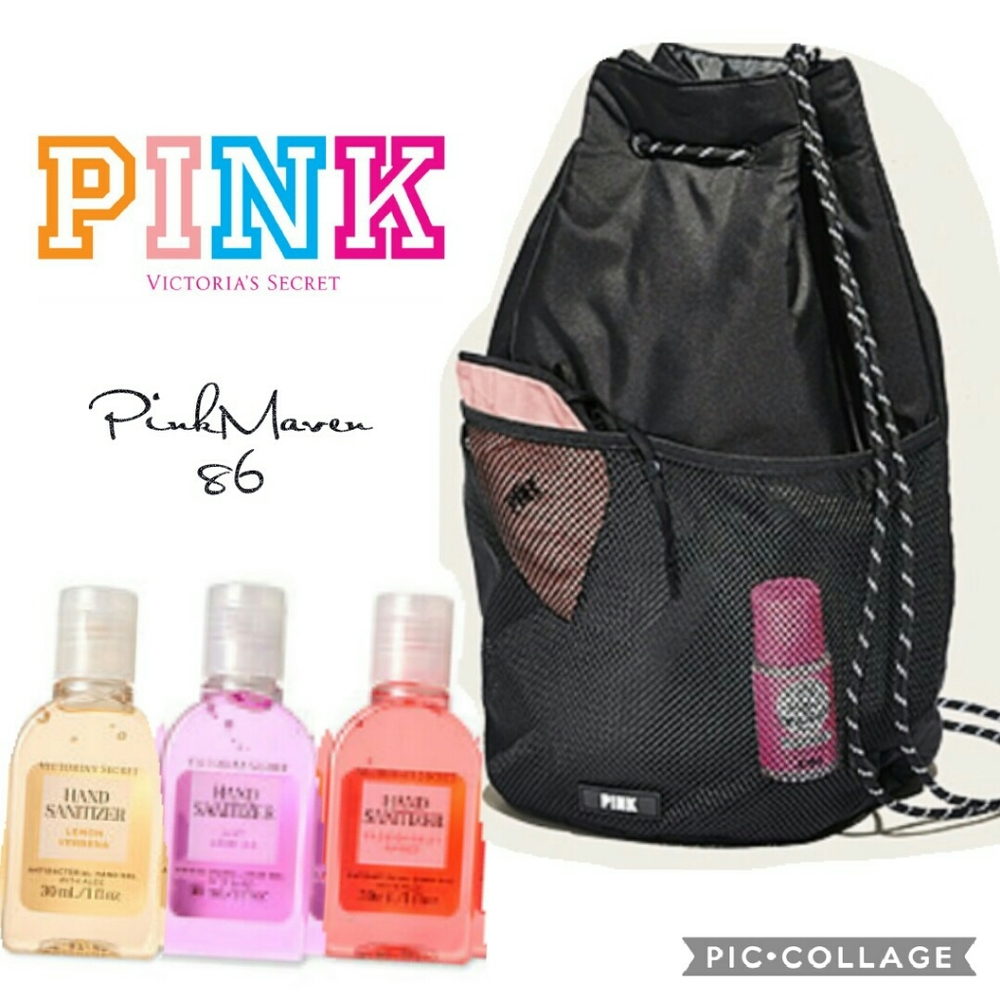 ♥️Pink Bag & 3 Santizers